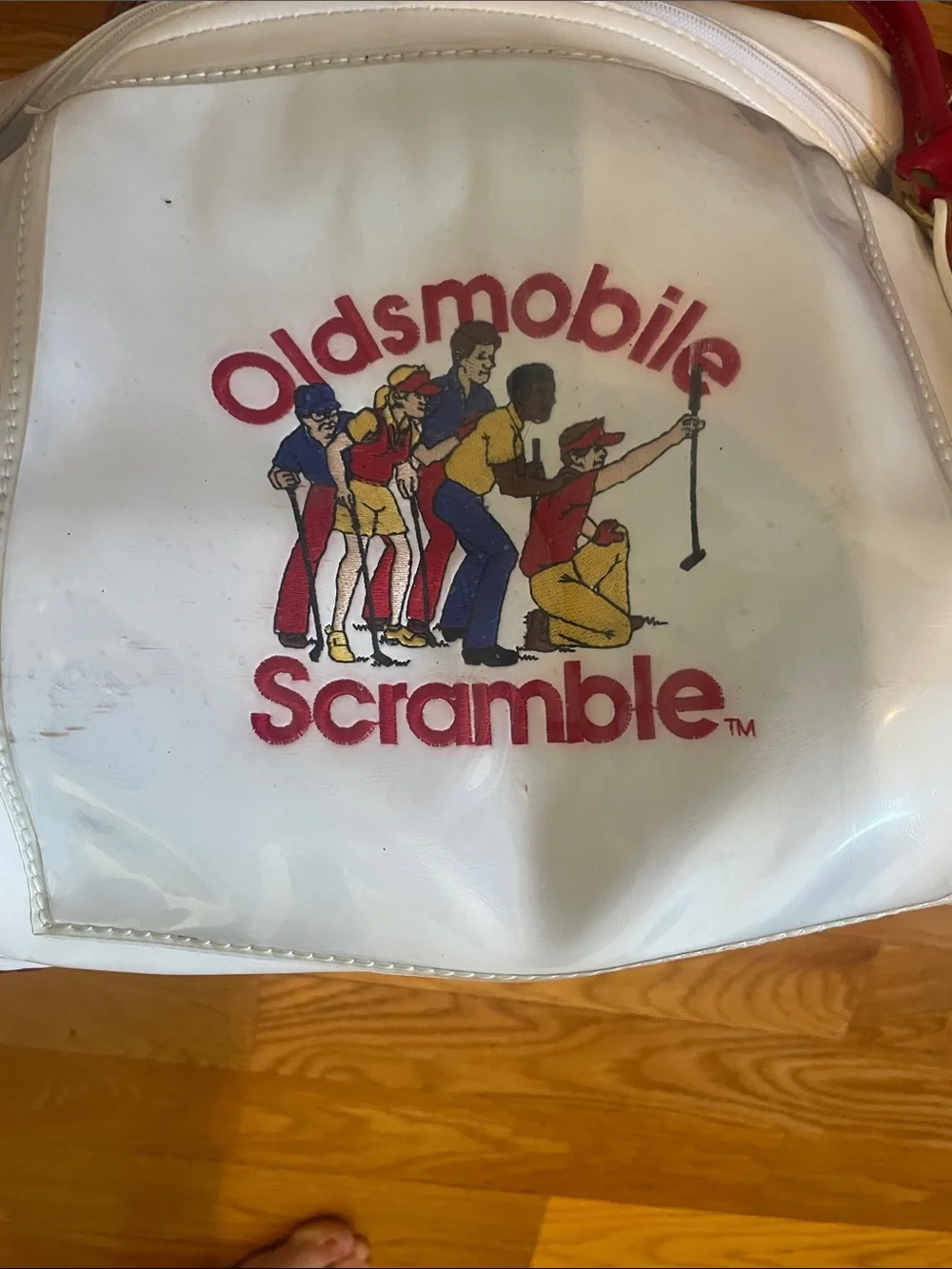 Vintage 1980’s-90’s Oldsmobile Scramble Duffel Golf Bag Great Condition (OL3)